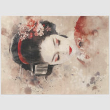 Beautiful Geisha Portrait
