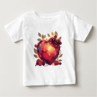 Beautiful Gem Heart – Romantic Berry Heart design 