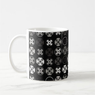 Beautiful geometric pattern design abstract, art,  coffee mug