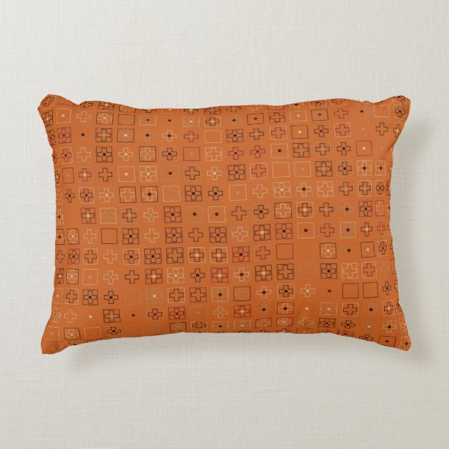 Beautiful geometric pattern design abstract, art,  decorative cushion (Front)
