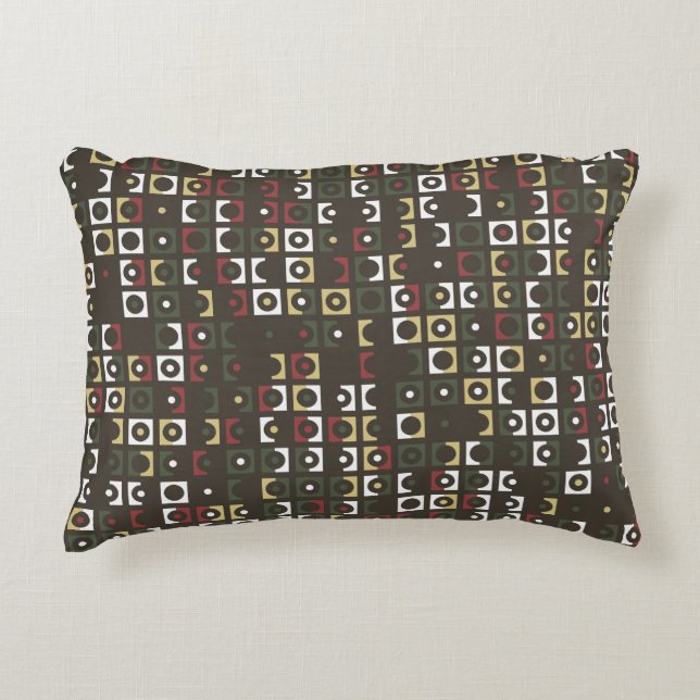 Beautiful geometric pattern design abstract, art,  decorative cushion (Front)