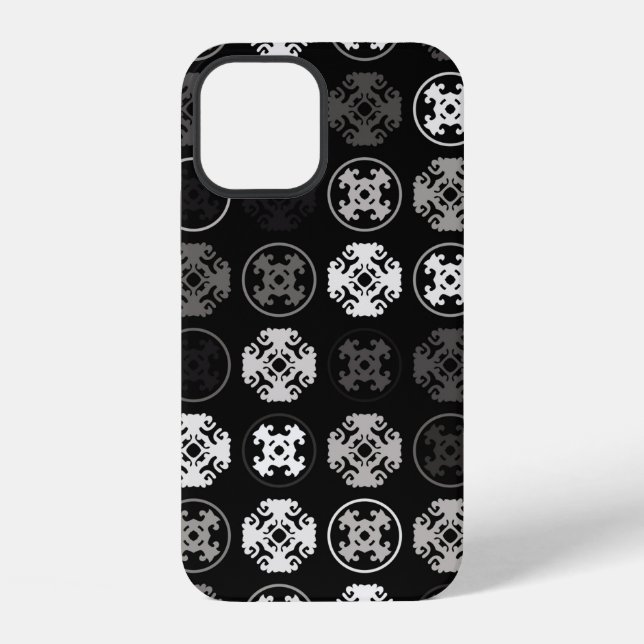Beautiful geometric pattern design abstract, art,  iPhone case (Back)