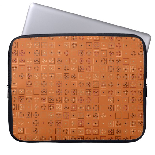Beautiful geometric pattern design abstract, art,  laptop sleeve (Front)