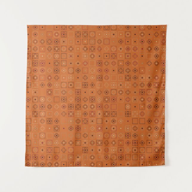 Beautiful geometric pattern design abstract, art,  tapestry (Front)