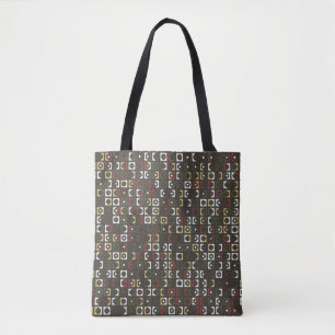 Beautiful geometric pattern design abstract, art, tote bag