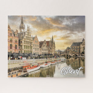 Beautiful Ghent, Belgium Jigsaw Puzzle