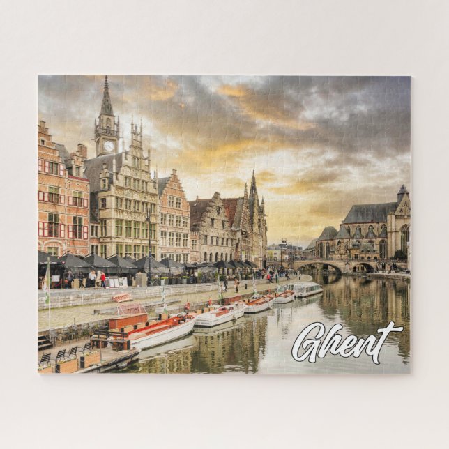 Beautiful Ghent, Belgium Jigsaw Puzzle (Horizontal)