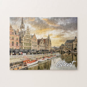Beautiful Ghent, Belgium Jigsaw Puzzle