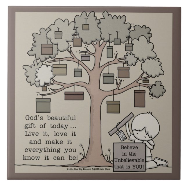 Beautiful Gift Tile (Front)