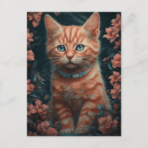 Beautiful Ginger Kitten Postcard