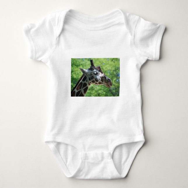 Beautiful Giraffe Baby Bodysuit (Front)