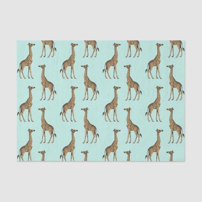 Beautiful Giraffes Tissue Paper (Front)