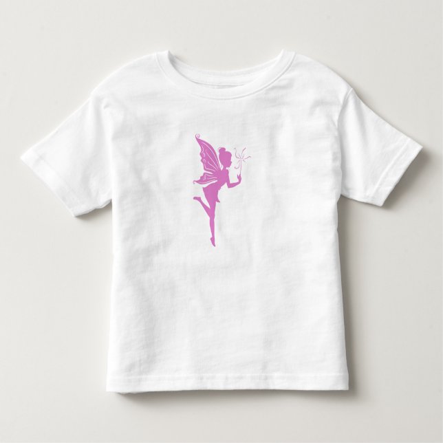 Beautiful girl fairy silhouette toddler T-Shirt (Front)