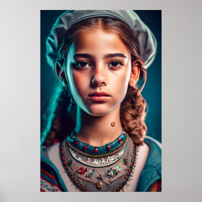beautiful girl poster (Front)