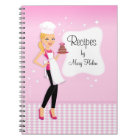Beautiful Girl Recipe Jounal Notebook