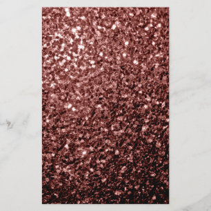 Beautiful Glam Brown Red Glitter sparkles Flyer