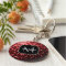 Beautiful Glamour Red Glitter sparkles Monogram