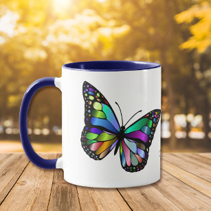 Beautiful Glowing Butterfly Art Mug