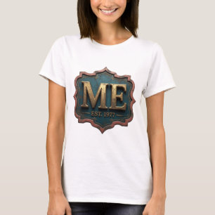 Beautiful Gold ME EST 1977 Graphic Design T-Shirt