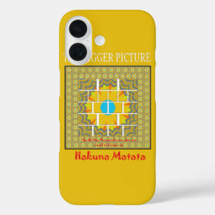 Beautiful golden yellow amazing graphic design   iPhone 16 case