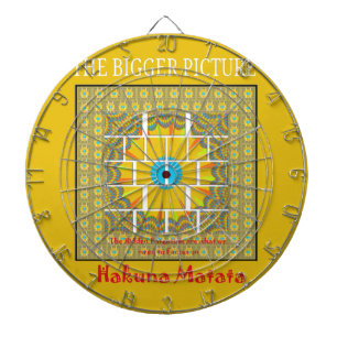 Beautiful golden yellow amazing graphic design dartboard