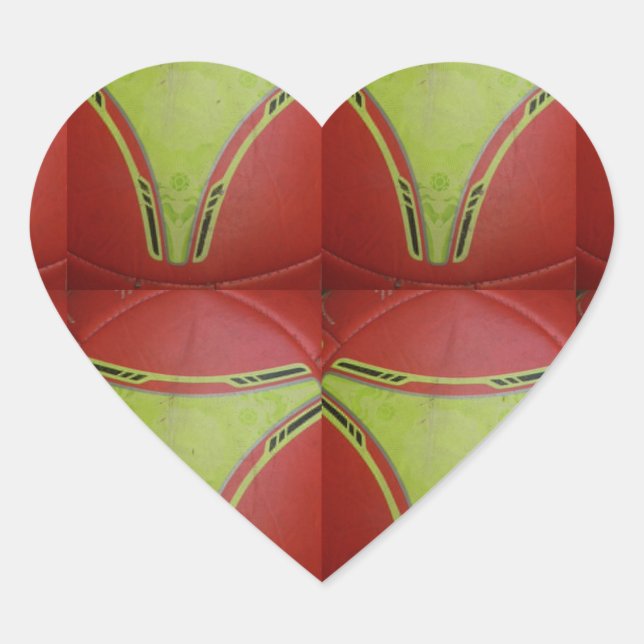 Beautiful Golden yellow geometrical pattern design Heart Sticker (Front)