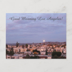 Beautiful Good Morning Los Angeles Postcard! Postcard
