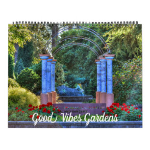 Beautiful Good Vibes Gardens Calendar