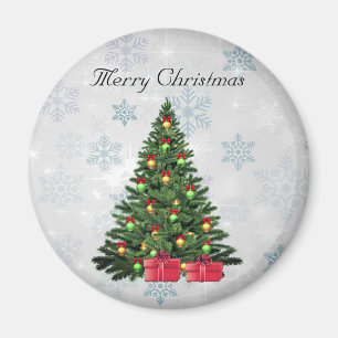 Beautiful, Gorgeous, Sparkly, Pine Tree Magnet