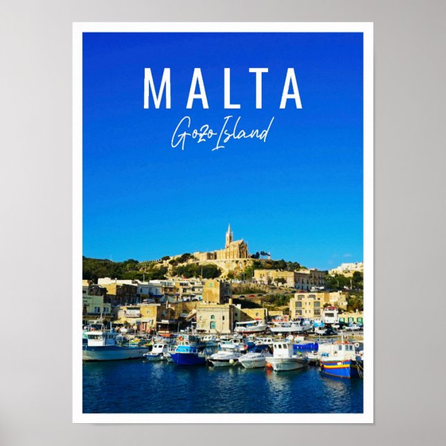 Beautiful Gozo Island Malta Poster (Front)