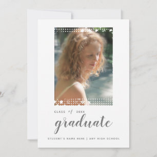 Beautiful Graduation Photo Announcement