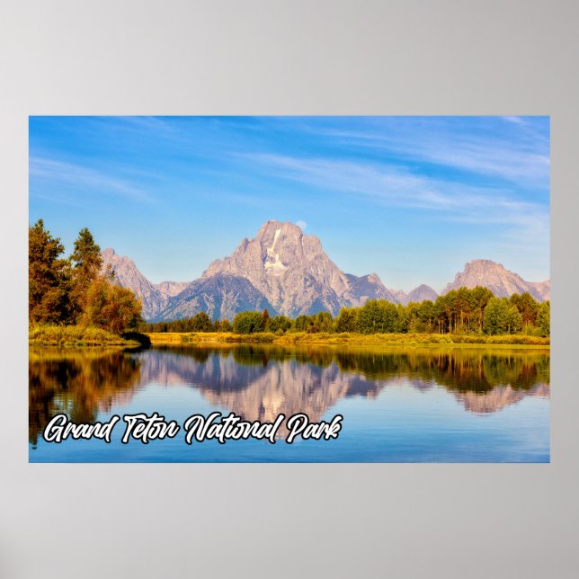 Beautiful Grand Teton National Park, Wyoming Poster (Front)