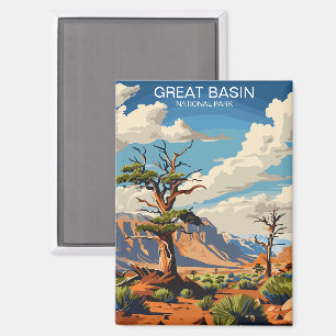 Beautiful Great Basin National Park Nevada Vintage Magnet