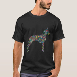 Beautiful Great Dane Dog Totem Tattoo Art Hoodie  T-Shirt