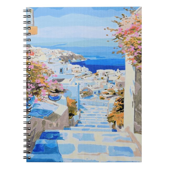 Beautiful Greece Notebook  (Front)