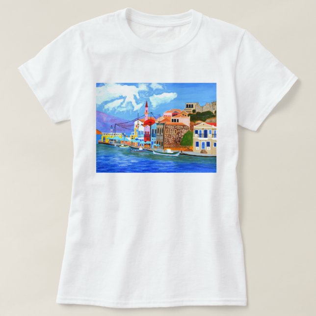 Beautiful Greece T-shirt Plus Size  (Design Front)