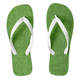 Beautiful green grass texture from golf course thongs