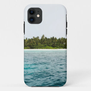 Beautiful Green Island In The Sea iPhone 11 Case