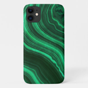 Beautiful Green Marble Agate Gemstone iPhone 11 Case