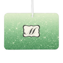 Beautiful Green Monogrammed