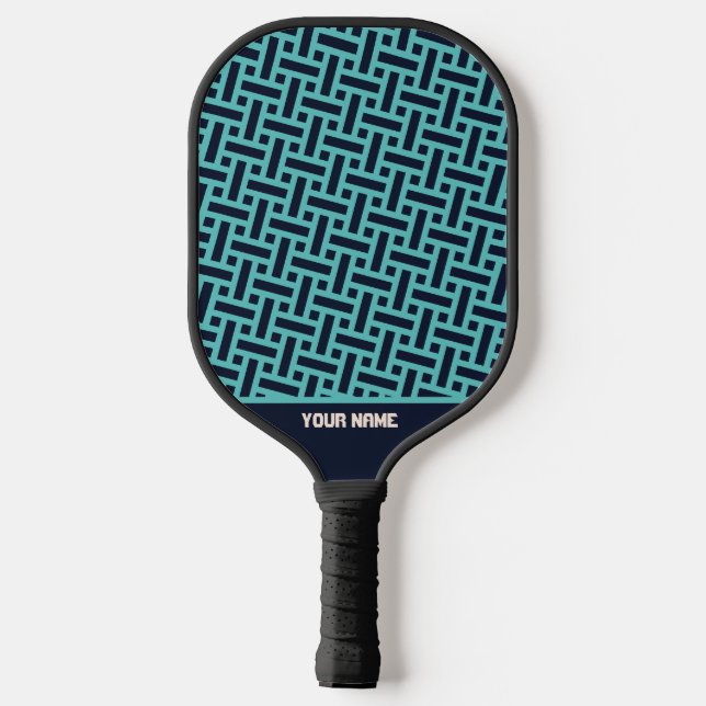 Beautiful Green Mum Fun Pickleball Paddle (Back)