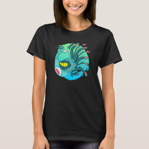 Beautiful Green Peacock Birds Animal Graphic T-Shirt