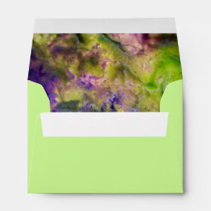 Beautiful Green Purple Nature Art  Envelope