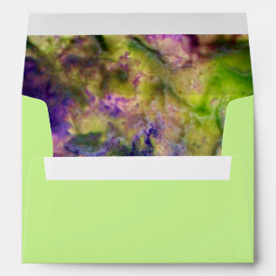 Beautiful Green Purple Nature Art  Envelope