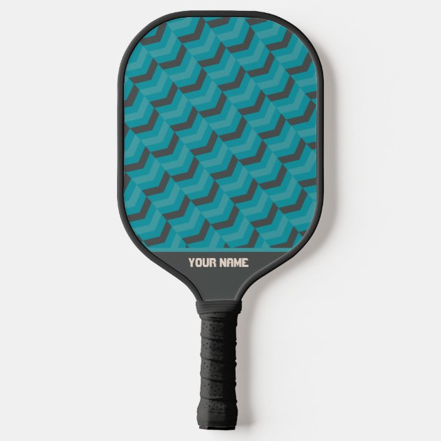 Beautiful Green Workout Pro Pickleball Paddle (Back)