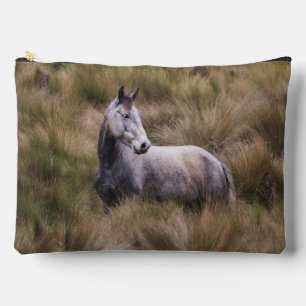Beautiful Grey Coloured Horse Accessory Pouch