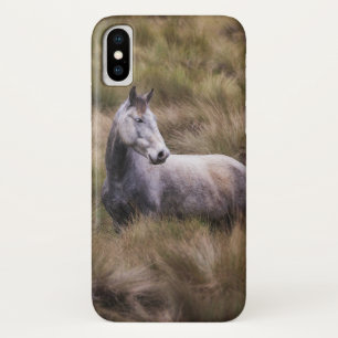 Beautiful Grey Coloured Horse iPhone X Case
