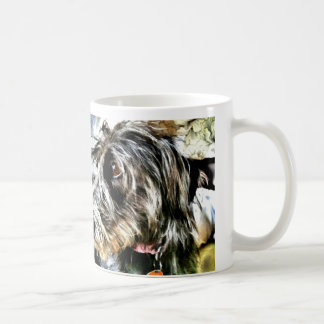 Beautiful grey lurcher coffee mug