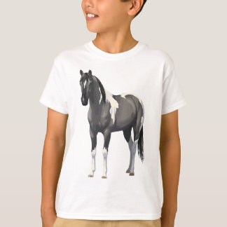Beautiful Grey Pinto Grulla Paint Horse Stallion T-Shirt