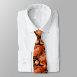 Beautiful Groomsman Gift Ranunculus Tie